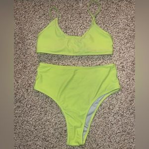 High waisted swimsuit
